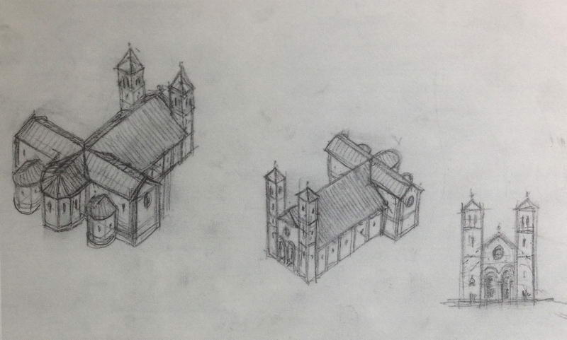 APUNTES HIPOTÉTICOS DEL AZADO DE LA CATEDRAL ROMÁNICA
